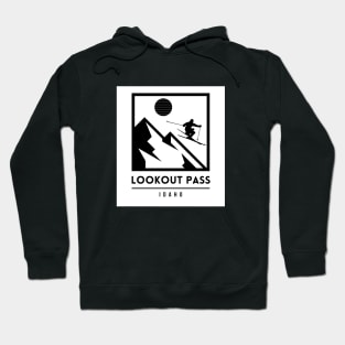 Lookout Pass ski Idaho usa Hoodie